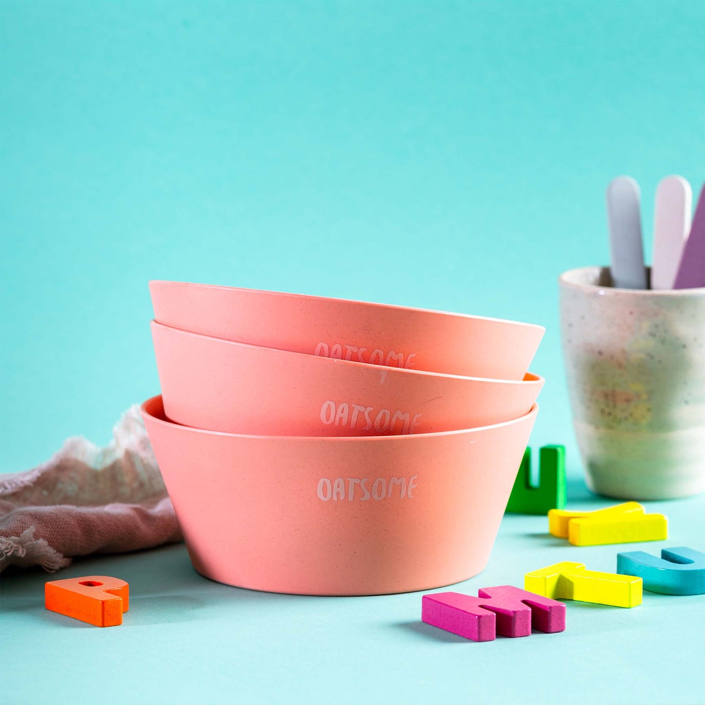 Produktfoto KIDS Schale korall - 3er Pack