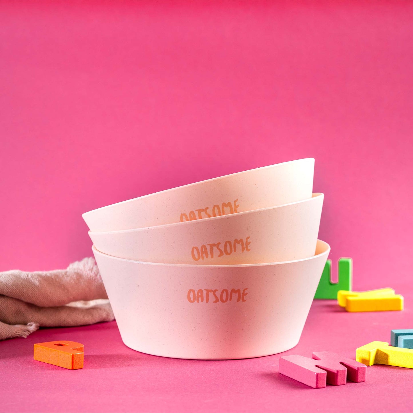 Produktfoto KIDS Schale rosa - 3er Pack