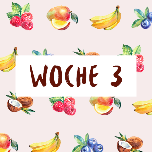 Menüplan Woche 3
