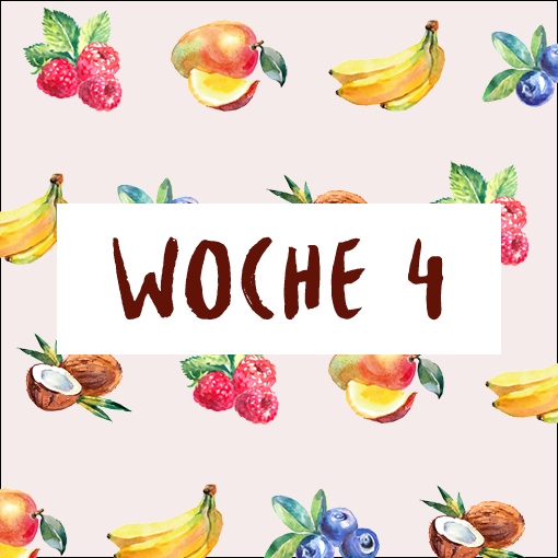 Menüplan Woche 4