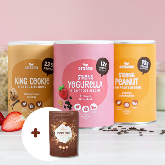 High Protein Trio Probierpaket + Crunchy Topping