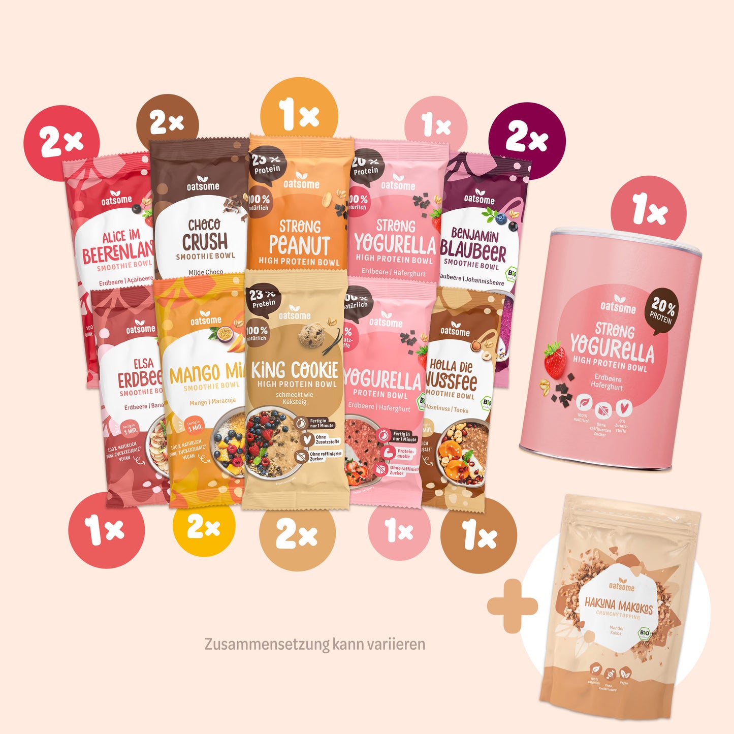 Probierpaket + gratis Protein Bowl