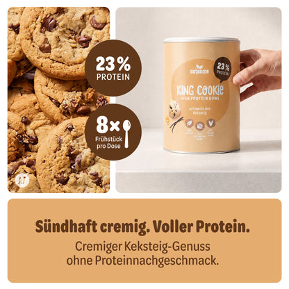 King Cookie High Protein Dose mit Keksen – 23 % Protein