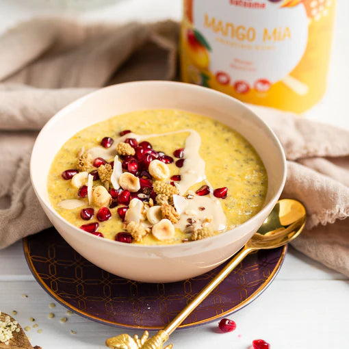 Angerichtete Smoothie Bowl - Mango Mia