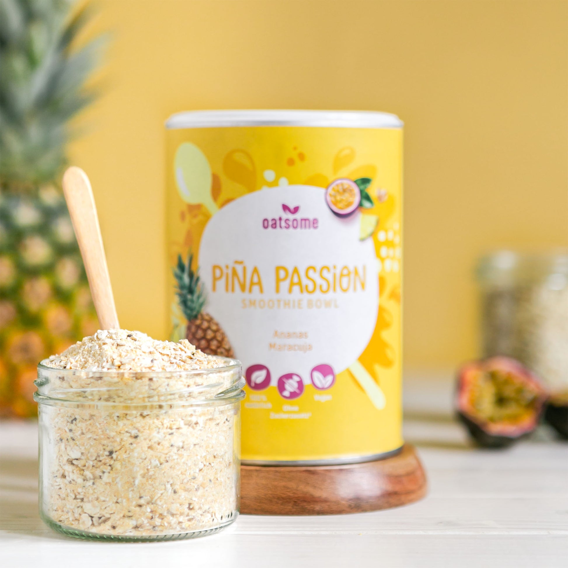 Produktfoto Pina Passion mit sichtbarem Pulver