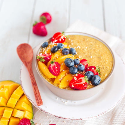 Angerichtete Smoothie Bowl - Mango Mia