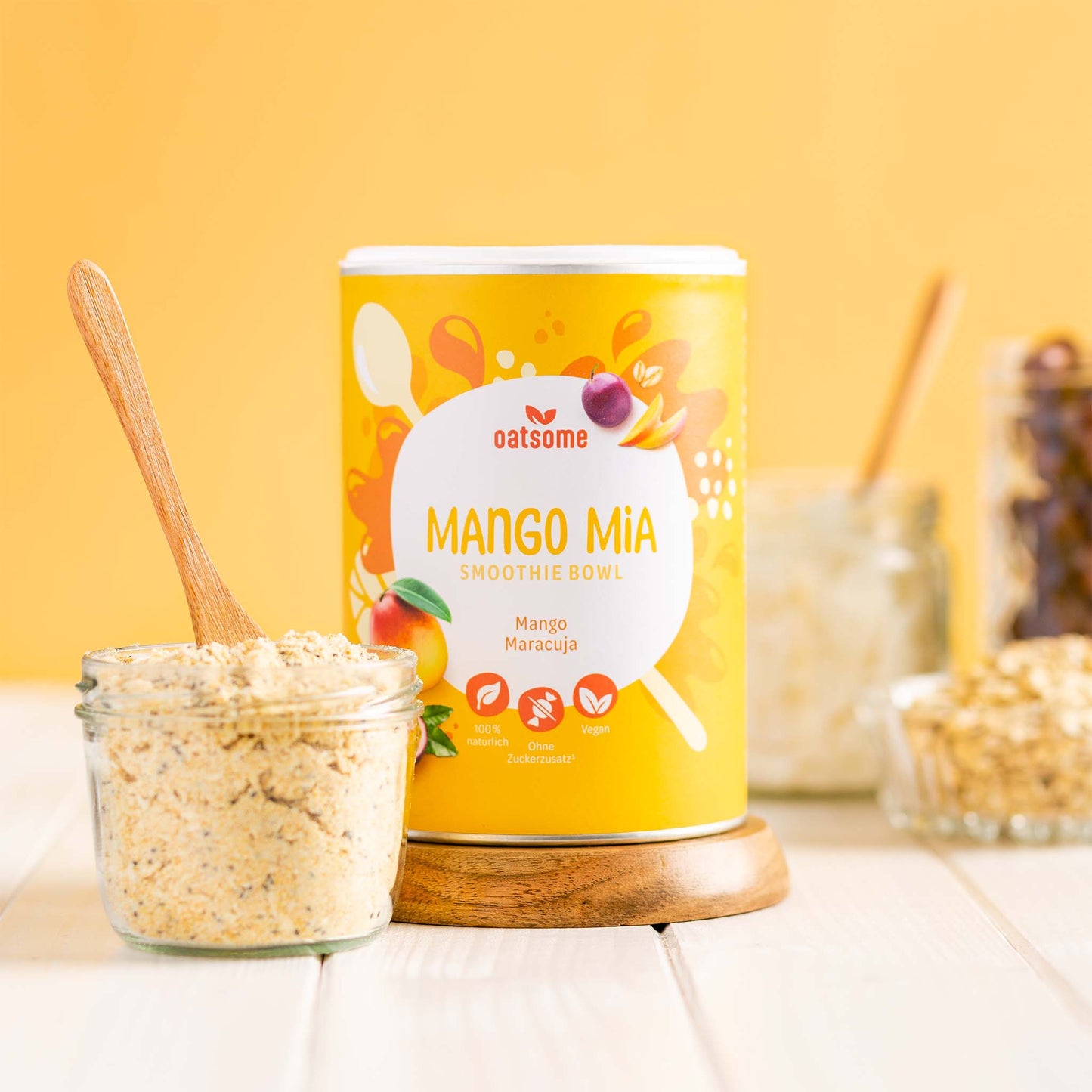Produktfoto Mango Mia mit sichtbarem Pulver