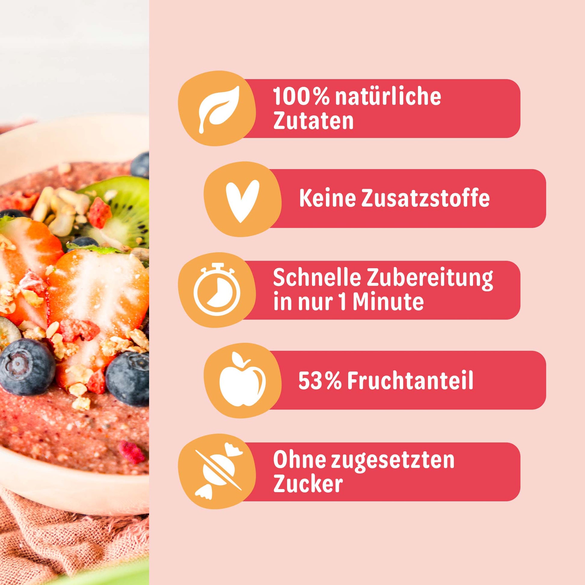 Übersicht Benefits der Smoothie Bowl