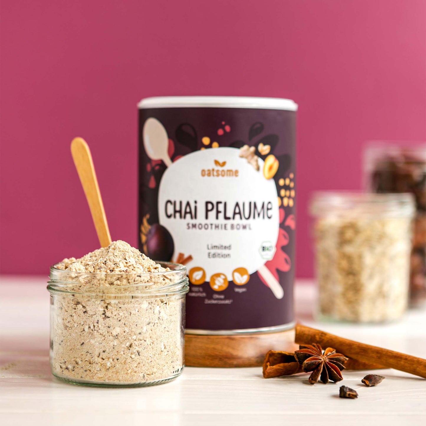 Produktbild - Chai Pflaume mit Pulver